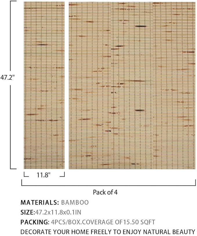 SINGULARWOOD Bamboo Wall Paneling