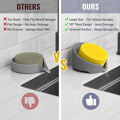 NiHome Silicone Sponge Holder Compatible