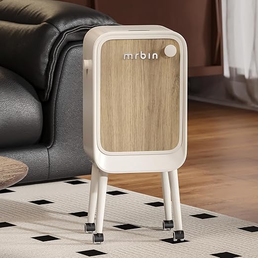 MRBIN Stainless Steel Motion Sensor Trash Can Bathroom