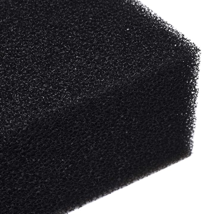 Hipanda Filter Foam Sponges, Bio Sponge Filter Media Pad, Cut-to-Size Foam for Aquarium Fish Tank (7.5" x 4.7" x 2.75" (2pcs))