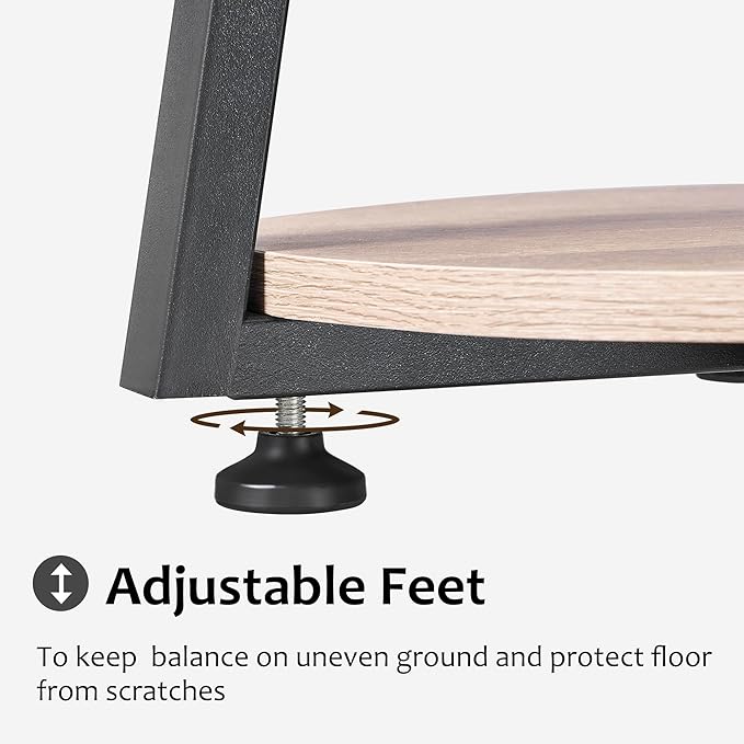 BEWISHOME Round End Table Side Table