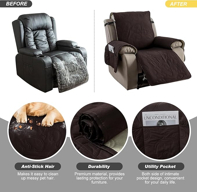 100% Waterproof Recliner Chair Cover, Recliner Chair Covers