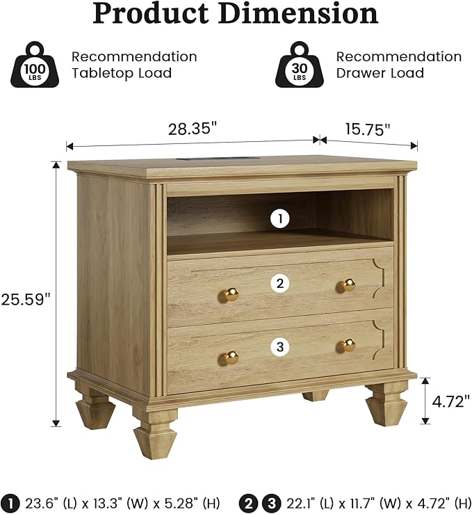 FREDEES 28'' Wide Night Stand