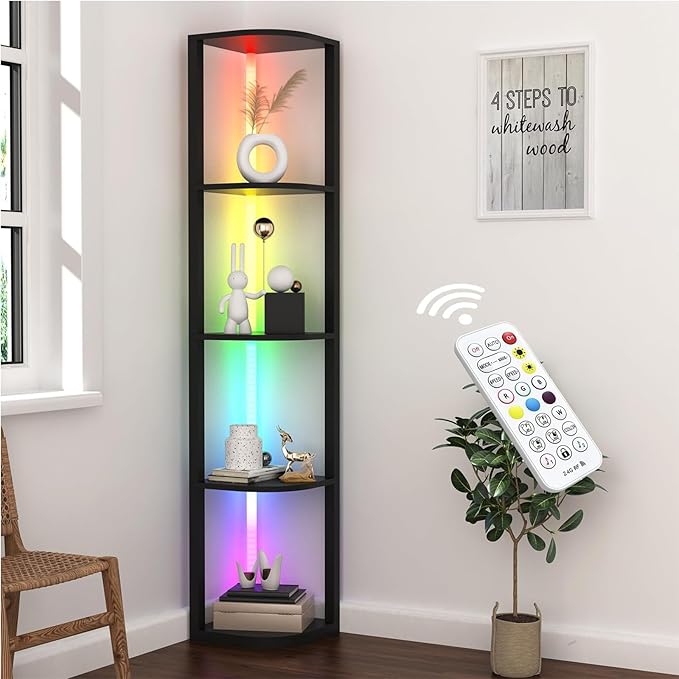 ROJASOP 5 Tiers Corner Shelf