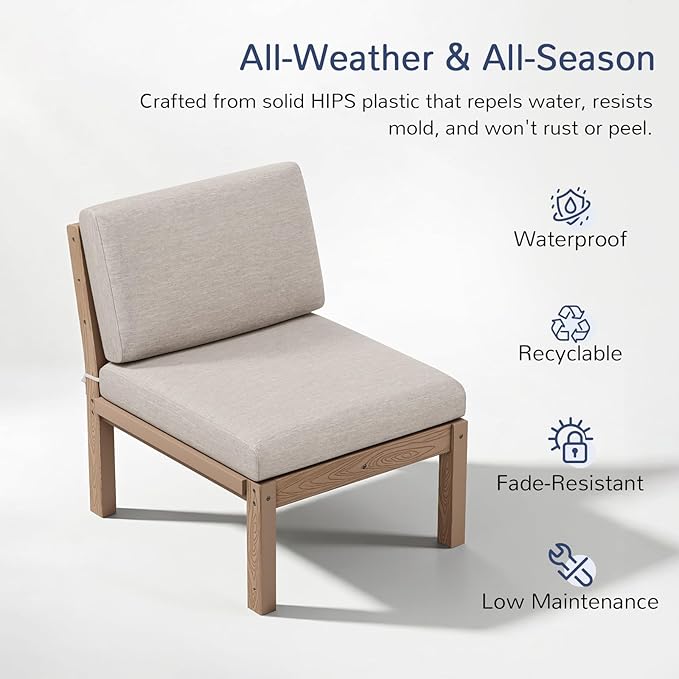 Stoog Modular Armless Chair