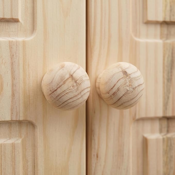 From the Tree Furniture Solid Pine Pantry Cabinet — 72" Tall Unfinished Kitchen