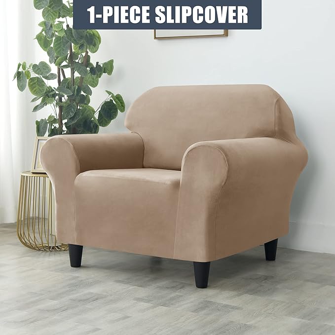 Stretch Sofa Slipcover, Soft Thick Velvet Couch Sofa Cover Furniture Protector