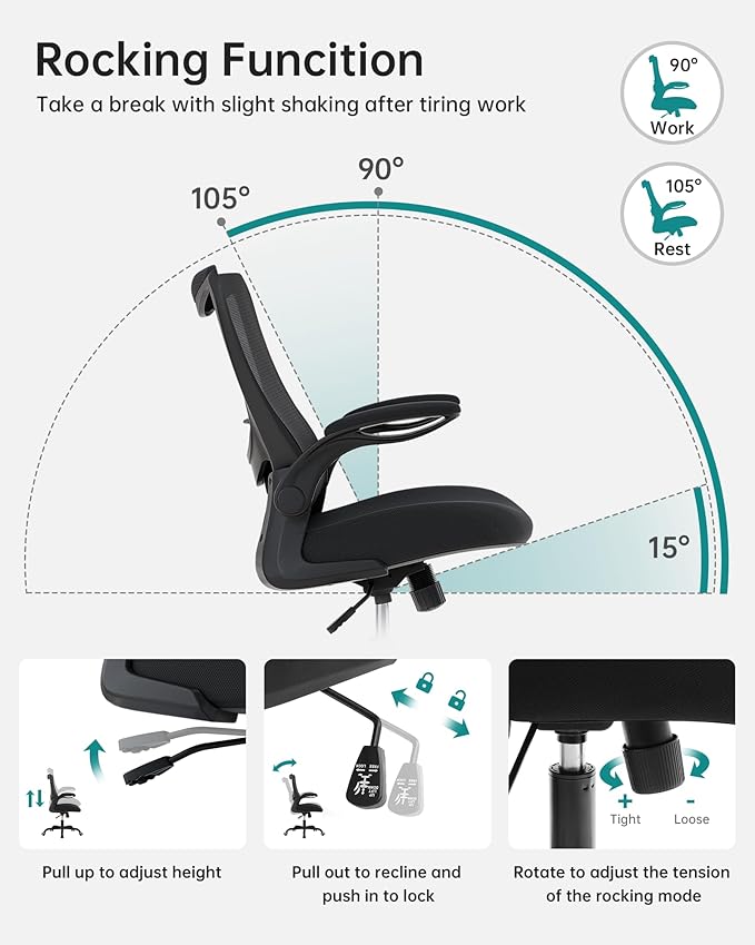 MUXX.STIL Office Chair, Ergonomic Desk Chair