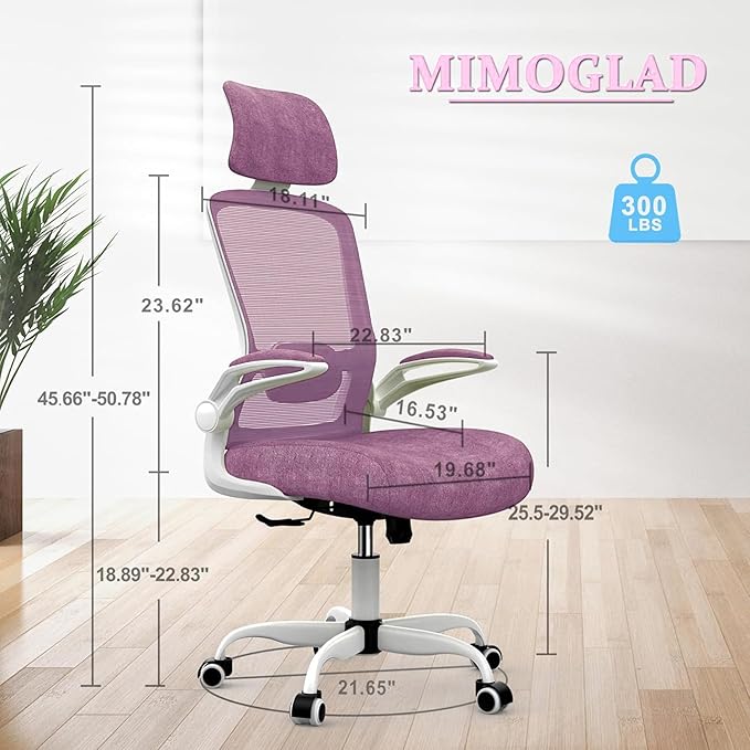 Mimoglad Office Chair, High Back Ergonomic Desk Chair