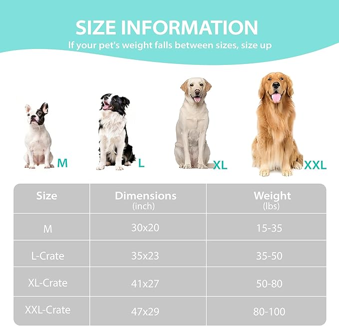 Cooling Dog Bed for 2XL Large Dogs - Orthopedic Pet Beds with Memory Foam, QMAX>0.5, Waterproof Removable Washable Cover for Hot Weather, Wander Blue, 47" L x 29" W x 3" H
