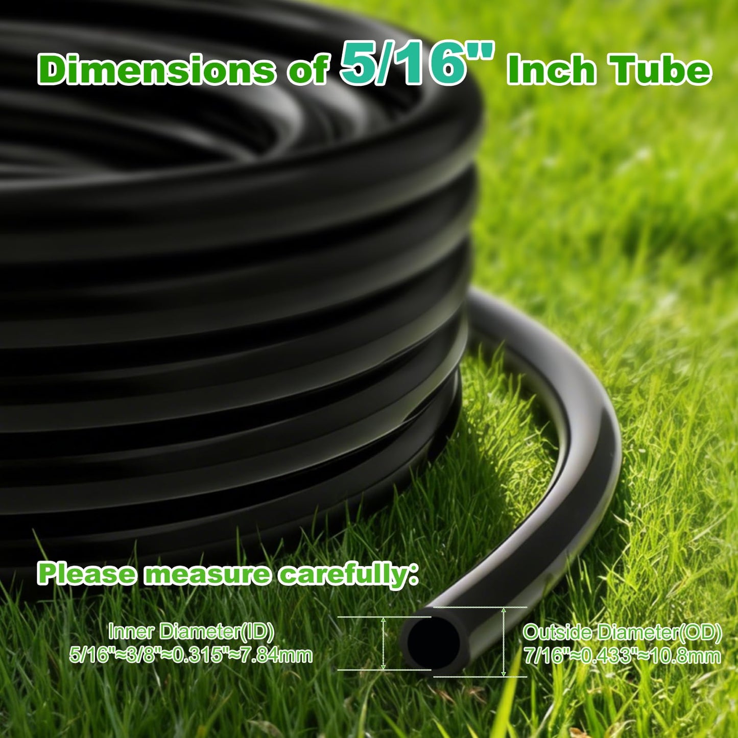 Compact Programmable Solar Automatic Plant Waterer Kit Work with Indoor Outdoor,Self Watering Drip Irrigation Pump Indoor/Outdoor Vacation Free (50FT 5/16" Main Tube Kit)