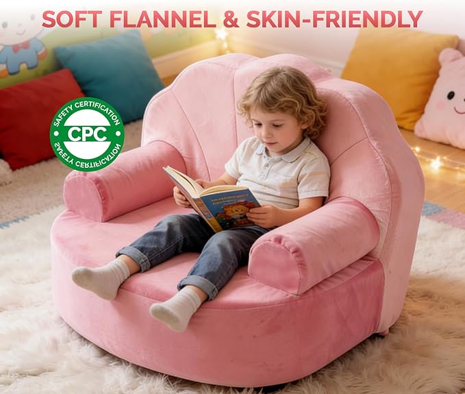 Snuggly Toddler Chair, Soft Kids Sofa