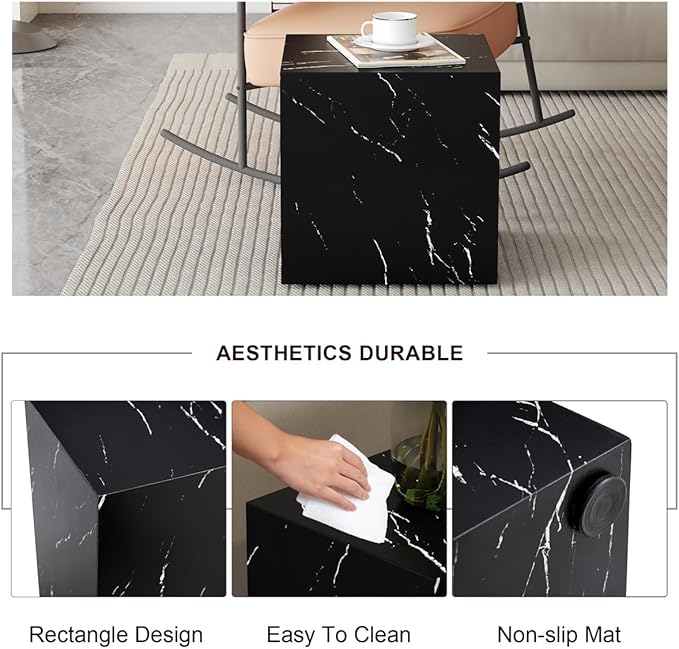 Side Table, End Table Living Room Table, Modern Side Table Sofa Couch Tables