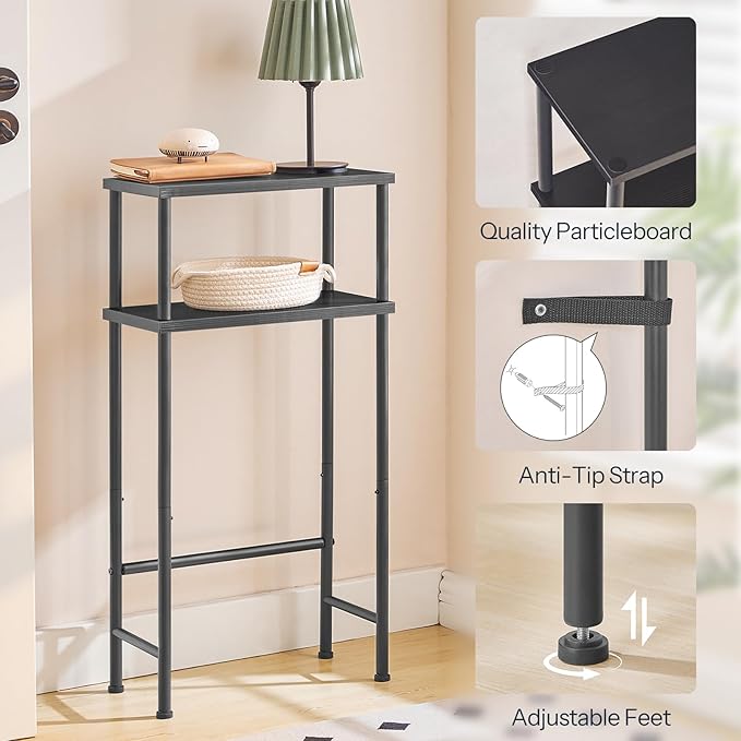 HOOBRO Narrow Console Table for Small Space, 15.7" Entryway Table