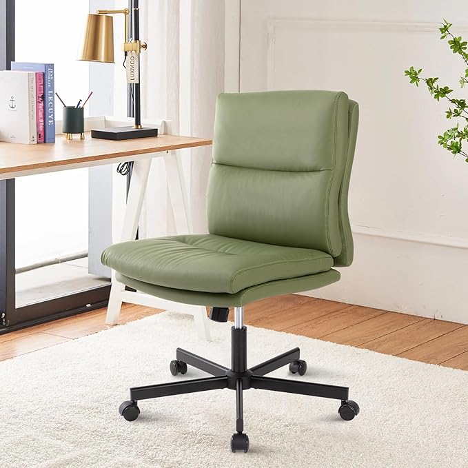 LUCKWIND Armless Office Desk Chair