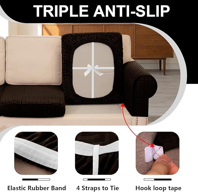 UNBBRRL Stretch Couch Seat Cushion Cover