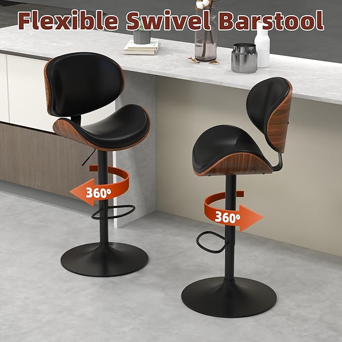 civama Bar Stools 1 PC for Kitchen Counter, Adjustable Bar Height Chairs