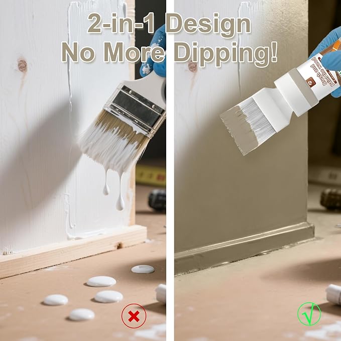 Amber Touch-Up Paint for Furniture, Metal No Sanding, Fast Drying, Water Based