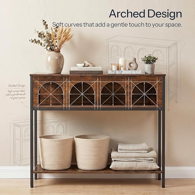 HOOBRO Console Table, Entryway Table