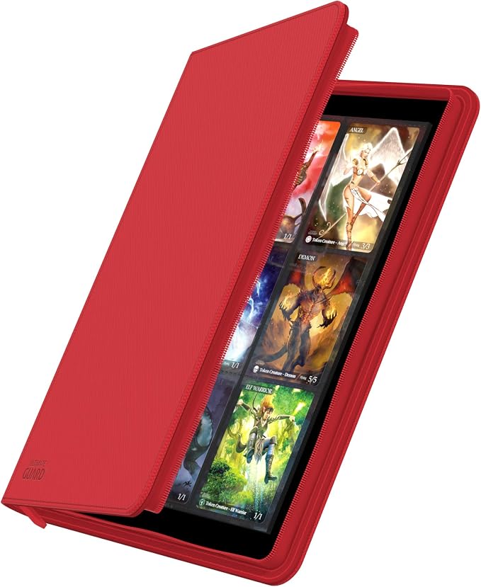 Ultimate Guard Zipfolio 360 – 18 Pocket Xenoskin Red
