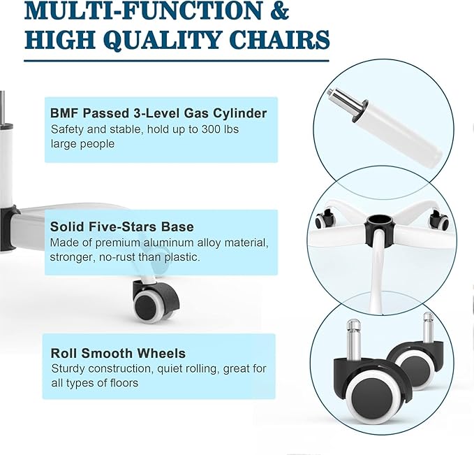 Mimoglad Office Chair, High Back Ergonomic Desk Chair