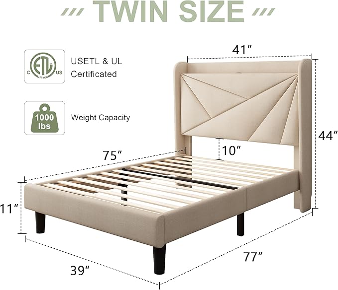Feonase Twin Size Bed Frame