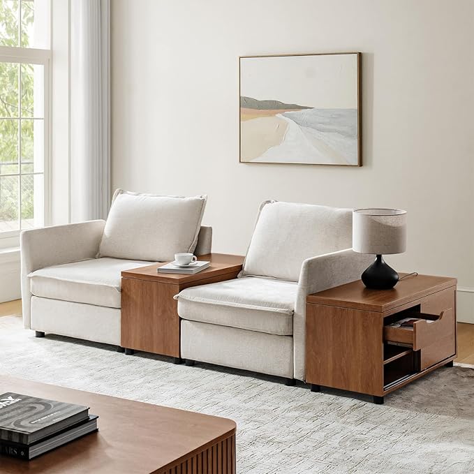 HULALA HOME Sofa Side Tables Set of 2