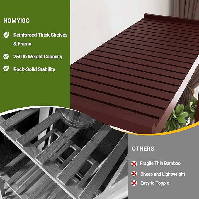 Homykic Bamboo Clothes Rack