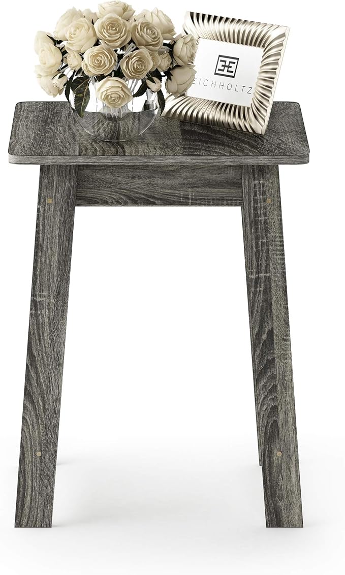 Furinno Beginning End Table, French Oak Grey