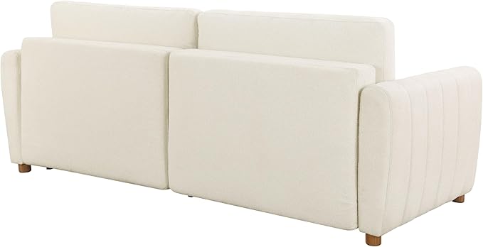Serta Galway 91.7" Convertible Sleeper Sofa, Queen Size, Wall-Hugging
