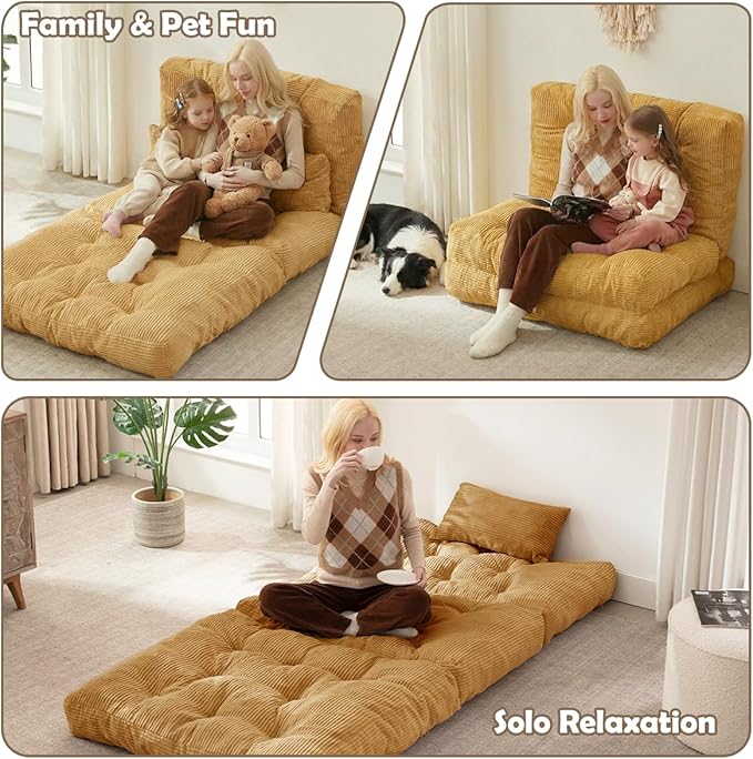 Folding Sofa Bed, Convertible Sleeper Chair
