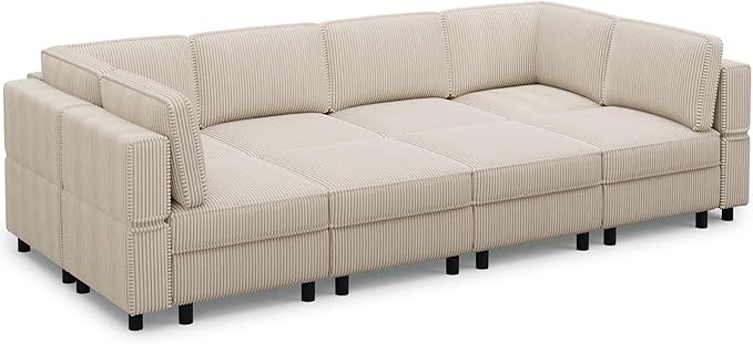 Belffin 114.2" 8 Seats Modular Sectional Sofa