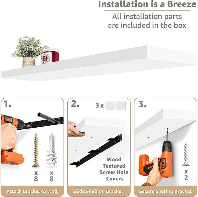 Sorbus Floating Shelves for Wall