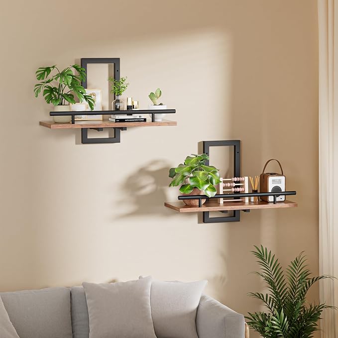 Sbosbo Floating Shelves for Wall, Plant Shelf Indoor, Wall Planters for Indoor