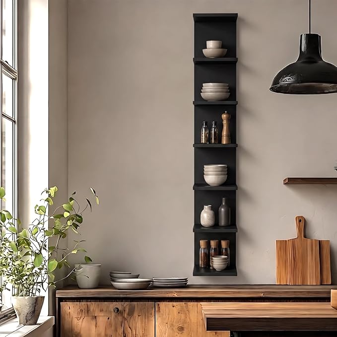 Homaterial 7 Tier Floating Shelves