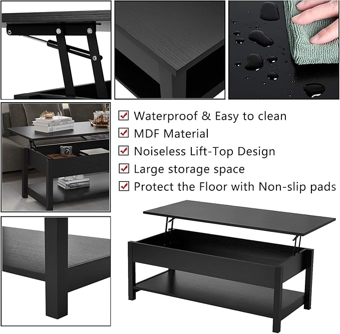 Panana Lift Top Coffee Table