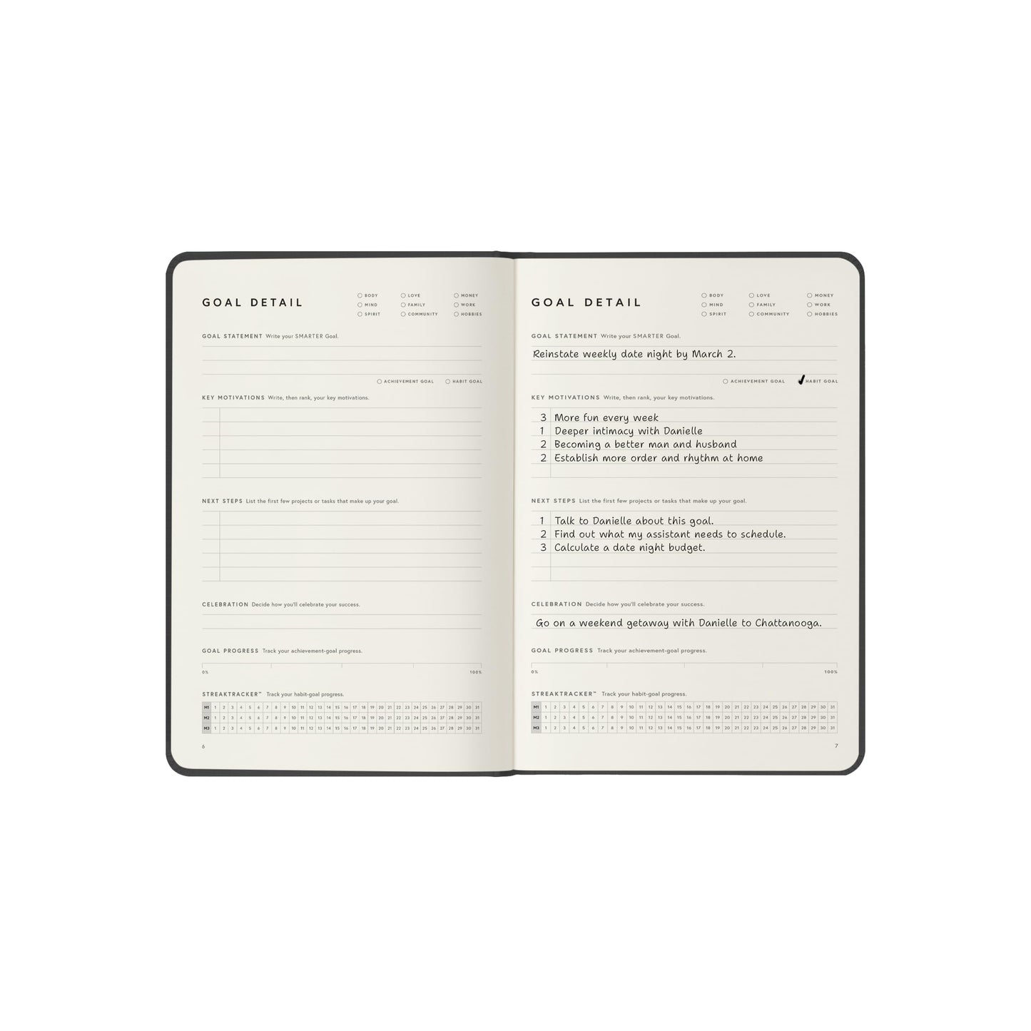 Full Focus Gray Linen Planner by Michael Hyatt - The #1 Daily Planner to Increase Focus, Eliminate Overwhelm, and Achieve Your Biggest Goals - Hardcover
