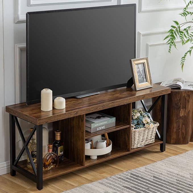 GAZHOME TV Stand for TV up to 55 Inches, TV Cabinet