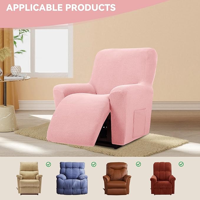 Cupuamon Recliner Chair Covers, Lazy Boy Recliner Covers Stretch Reclining