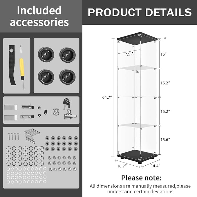 LFT HUIMEI2Y Glass Display Cabinet
