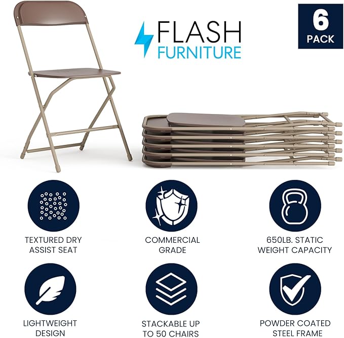 Flash Furniture Hercules Series Plastic Folding Chair