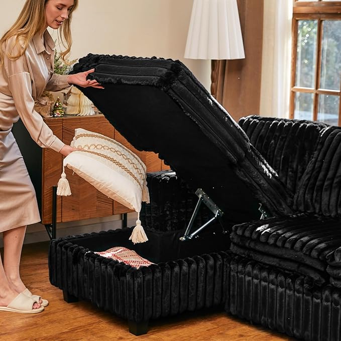 Belffin Modular Sectional Storage Chaise Module