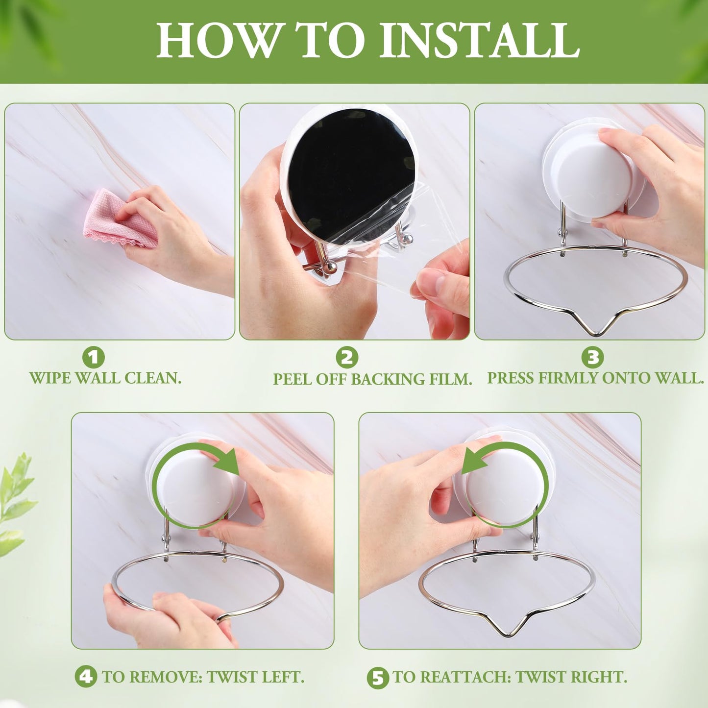 Teecyhooo 4 Set Window Propagation Stations Plastic Wall Hanging Planter with Suction Cups Clear Self Watering Window Mounted Plant Pots for Indoor Plants Bathroom Living Room Office Decor Gift
