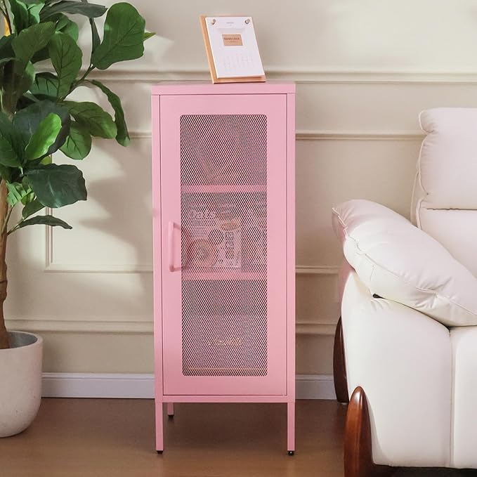 Slim Metal Storage Cabinet