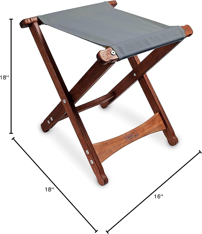 BYER OF MAINE Pangean Folding Stool – Canvas Camp & Wood Camp Stool