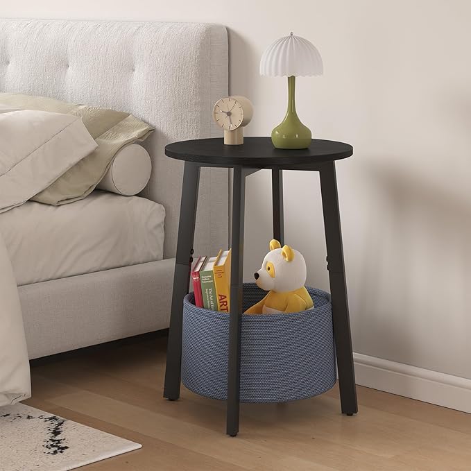 sthmec Small Round Side End Table