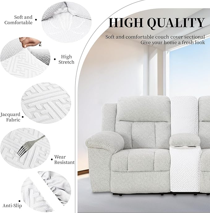 100% Waterproof Sectional Recliner Couch Covers