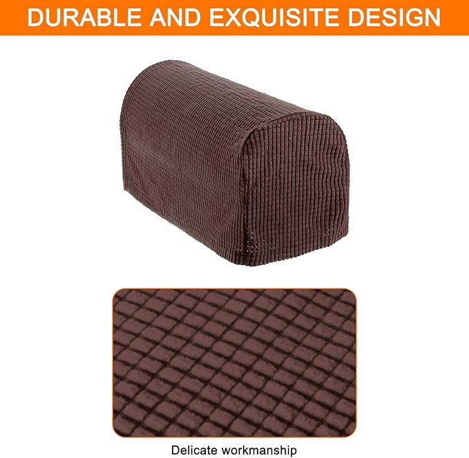 uxcell Stretch Armrest Covers Armchair Anti-Slip