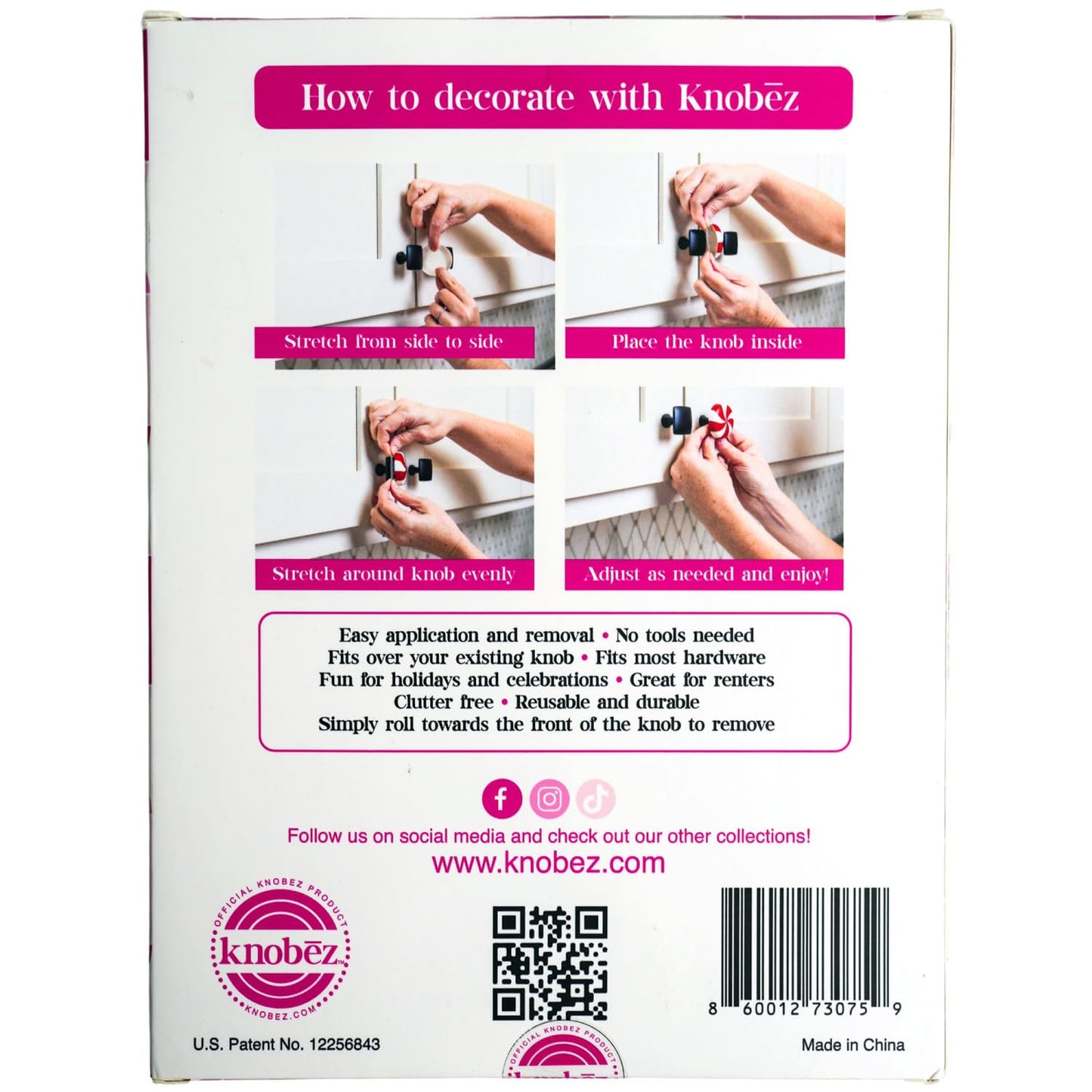 Knobēz 12pk Gingerbread House Decorative Knob Covers - Christmas Ornaments