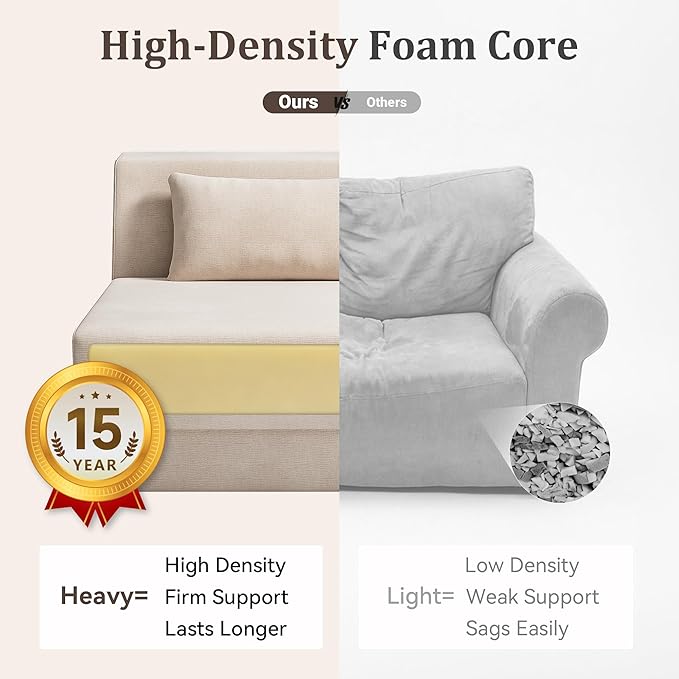 Fold Out Chair Bed, Folding Sofa Bed, 3 in 1 Convertible Sleeper Chair Bed